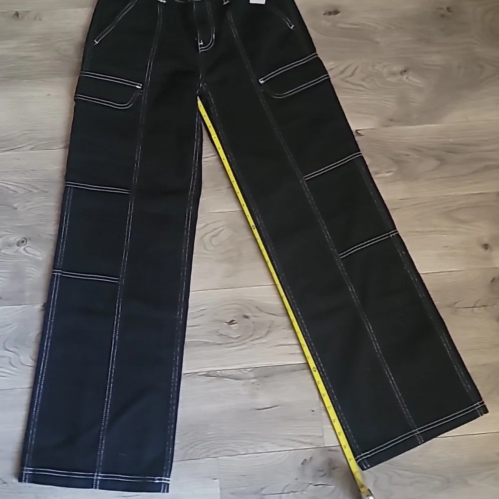 New PacSun Cargo Wide-Leg Jeans Size S - Picture 6 of 8